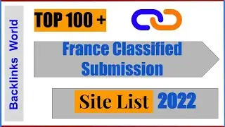 France Classified Submission Sites List 2022 | Off Page SEO | Backlinksworld