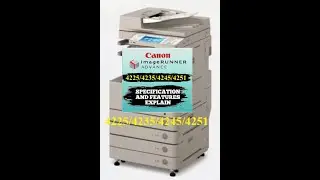 Latest First Rc Canon IRADV4225,4235,4245,4251FULL REVIEWFeatures and specs  Full ExplainTECH RAJIVE