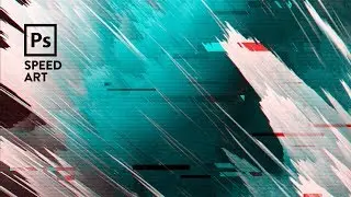 Glitched Galaxy Poster | Speed Art | Photoshop