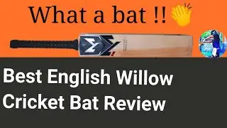 English Willow Leather Ball Bat | Machine
