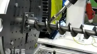 Robot welding of screws