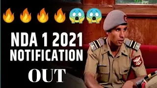 NDA 1 2021 Official Notification Released- NDA 1 2021 Age Limit , Eligibility- preparation strategy