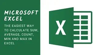 The Easiest Way to Calculate Sum, Average, Count, Min and Max in Excel #Excel #ExcelTips #shorts