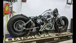 Сделал бензобак на H-D Sportster | custom gas tank for harley sportster