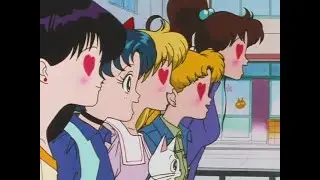 The Sailor Scouts find a Hottie