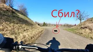 Опасный спуск по натуральному ландшафту!!!