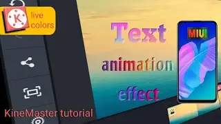 Text gradient live colors |  KineMaster