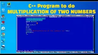 A Simple C++ program to do Multiplication of two numbers with detail explanation | Learn To Code