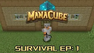 Manacube Survival | Minecraft Let's Play Episode #1 - Humble Beginnings