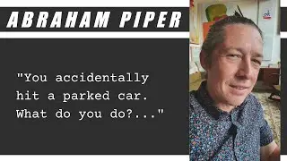 What do you do if you see someone hit a parked car 