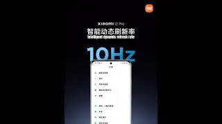 Xiaomi 12 Pro with Intelligent dynamic refresh rate