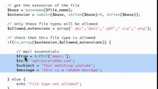 PHP mail attachment   sending an attachment with PHP   YouTube