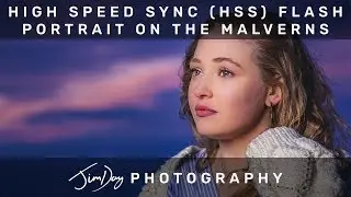 High Speed Sync (HSS) Flash Portrait Photography on the Malvern Hills