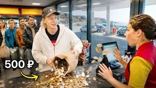 I PAY ONLY WITH COINS // Get to the sea!