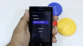 Set Google as Default Search Engine in Windows 10 Mobile