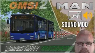 [OMSI 2] #9 MAN Lion's City G - NG 313 Euro 3: SOUND-MOD by DSR1984  - Fikcyjny Szczecin [PL\ENG]
