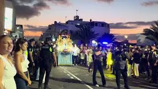 Procesión Nocturna Virgen del Buen Viaje Cotillo y San Martín de Porres en El Cotillo 2024