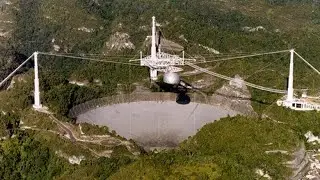 Massive Arecibo telescope collapsed caught in jaw-dropping footage !