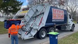 Seyrek Disposal Western Star Pac Tech Rear Loader Garbage Truck Packing Heavy Trash