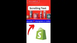 Add Scrolling Text In Shopify