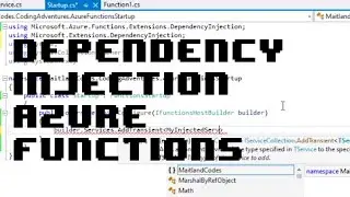 How to get started with Dependency Injection in Azure Functions | C# | Visual Studio 2019
