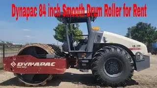 Dynapac 84 inch Smooth Drum Rollers for Rent
