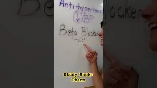 Pharmacology for HTN #studyhack #dpt #pharmacology
