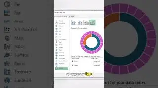 Donut Progress Chart in Excel #short #shorts #excel