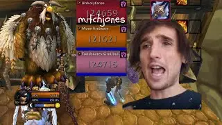 Playing with MITCH JONES as Frost DK / Boomkin - 3v3 Arena Cataclysm