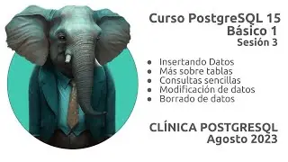 Curso de Postgresql 15 - Básico 1  - Sesión 3
