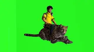 free fire best tiger animation green screen 