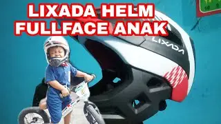 Helm Fullface Anak Lixada Untuk sepeda atau pushbike