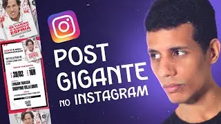 Como postar imagens gigantes 10:17 (LongPost) no Instagram em 2024!