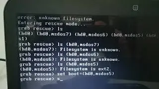 FIX UNKOWN FILESYSTEM GRUB RESCUE KALI,UBUNTU WINDOWS