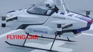 Flying car of the future (Toyota's SkyDrive ). Flying Taxi