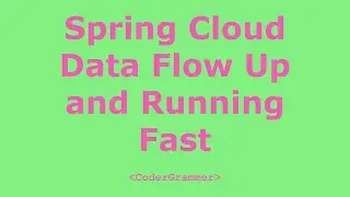 Spring Cloud Data Flow Up and Running with Kafka and Docker Compose