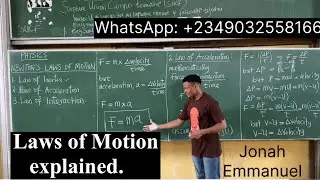 Newton’s Laws of Motion | JAMB and WAEC Physics tutorials 