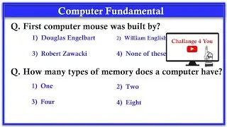 Top 100 Computer Basics MCQ Question - Basics Computer mcq - Computer Fundamental MCQ 2024