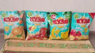 кукурузные палочки Кузя - с малиной, с апельсином, с бананом, с клубникой