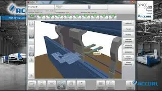 ACCURL Press Brake -DELEM CAD/CAM Profile T3D Offline Software (Import DXF,3D STEP, IGES)