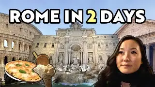 2 days in ROME 🇮🇹🍝 | Trevi, Colosseum, Vatican | Golf Cart Tour | Italy Travel Vlog
