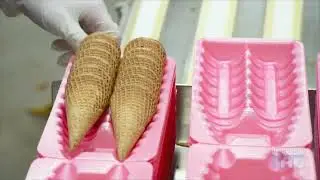 Вафельные стаканчики для мороженого | Как это сделано?