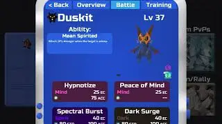 pure nimble gamma secret ability duskit