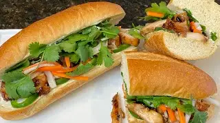 Easy Vietnamese Sandwich (Banh Mi) recipe made on the Power XL Smokeless Grill! Big Shticks