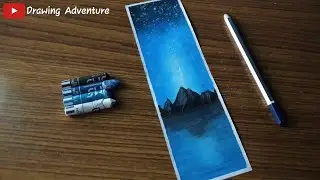 How To Make Bookmark #10 | Oil Pastel Drawing For Beginners - step by step