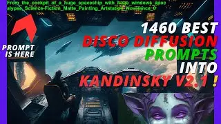 Kandinsky Meets Disco Diffusion: 1460 PROMPTS (it's like Stable Diffusion 1.6!)