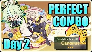 100% PERFECT SCORE with CONTROLLER - Ballads of Breeze Day 2 Pro Canorus - Genshin Impact
