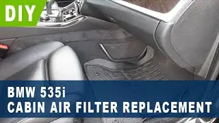 BMW 535i Cabin Air Filter Replacement ( 2011 2012 2013 2014 2015 2016 )