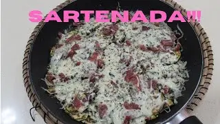 Sartenada de calabacín con jamón y queso. COCINA FÁCIL Y ECONÓMICA