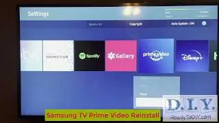 Samsung TV Prime Video App Reinstall | SMART TV CARE